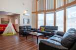 Step into luxury with this stunning property featuring a spacious living area.