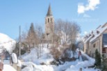 Discover a charming property nestled in a picturesque winter wonderland.