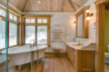 Step into a luxurious bathroom retreat.