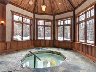 Experience ultimate relaxation in this luxurious spa room.