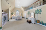 Step into a whimsical bedroom retreat! This charming space features a unique loft area, perfect for relaxation or play.
