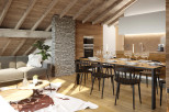 Experience rustic elegance in this stunning chalet-style home.