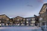 Discover the charm of this stunning mountain lodge, perfect for a winter getaway.