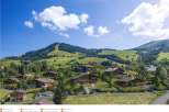 Discover luxurious chalets nestled in the heart of a scenic mountain landscape.