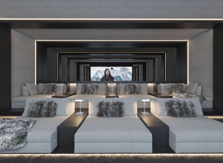 Experience ultimate luxury in this state-of-the-art home theater.