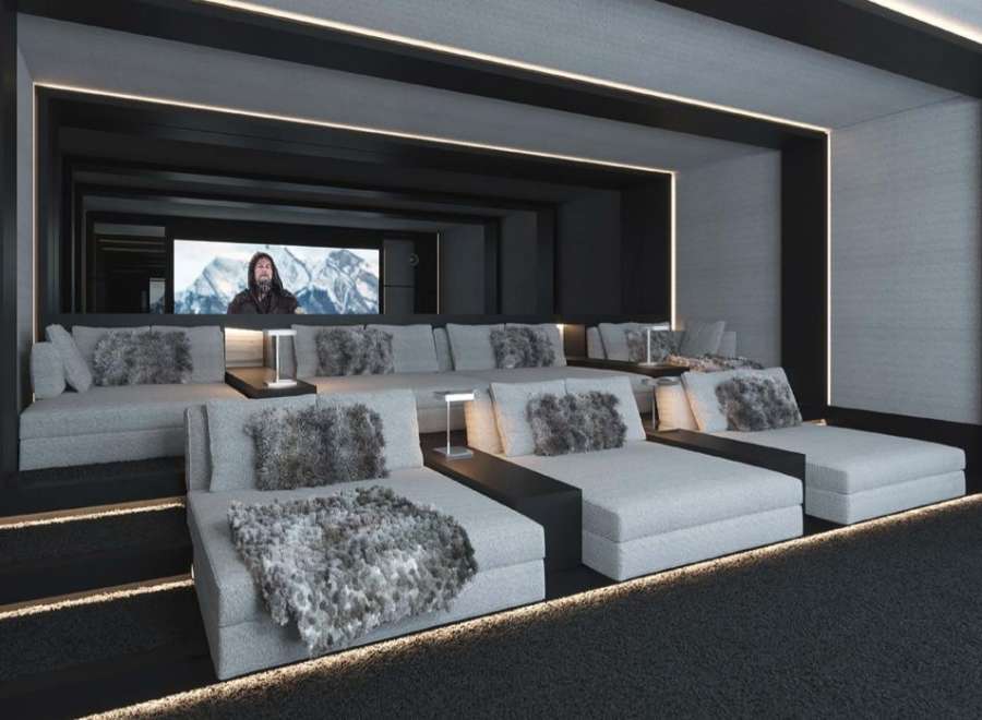 Experience ultimate luxury in this state-of-the-art home theater.
