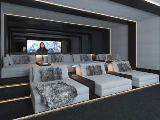 Experience ultimate luxury in this state-of-the-art home theater.