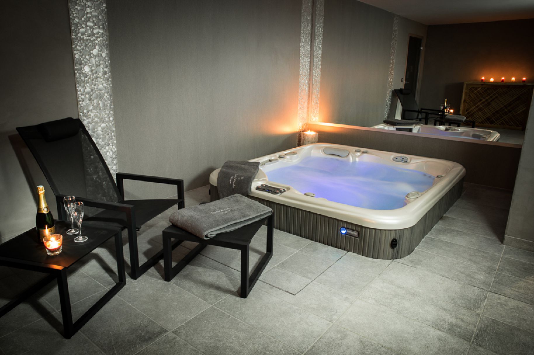 Indulge in ultimate relaxation in our luxurious private spa.