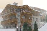 This stunning chalet boasts a prime location, offering breathtaking mountain views and easy access to slopes.