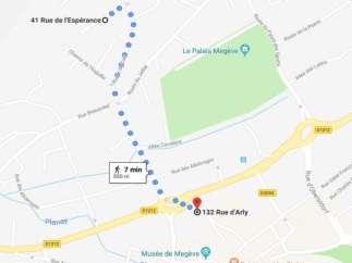 Discover this charming property located at 132 Rue d'Arly, just a 7-minute walk from 41 Rue de l'Espérance.