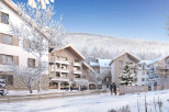 Discover Cristal Lodge, a luxurious ski-in/ski-out residence nestled in a breathtaking snowy mountain setting.