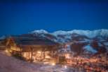 Luxury chalet with stunning mountain views.