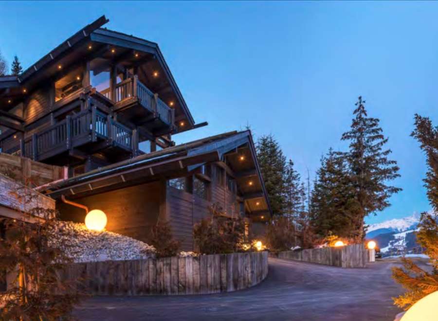 Luxury chalet in the mountains with stunning views.