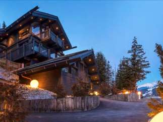 Luxury chalet in the mountains with stunning views.
