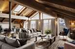 Experience luxury living in this stunning chalet with breathtaking mountain views.