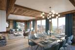 Experience luxury living in this stunning chalet, boasting breathtaking mountain views.