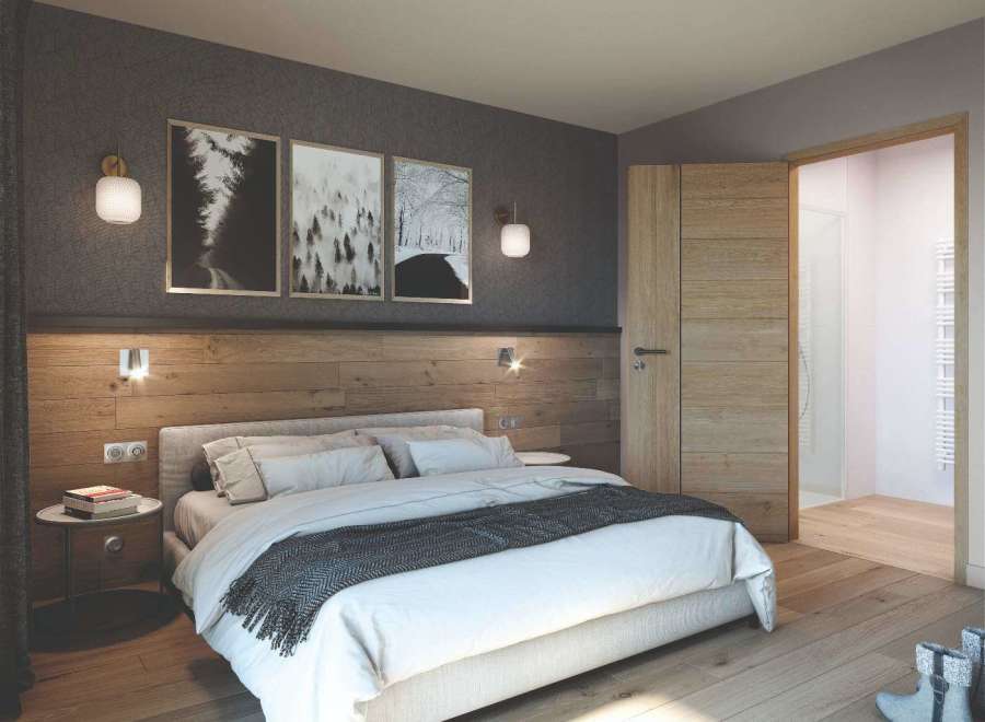 Experience the epitome of comfort in this stylish bedroom.
