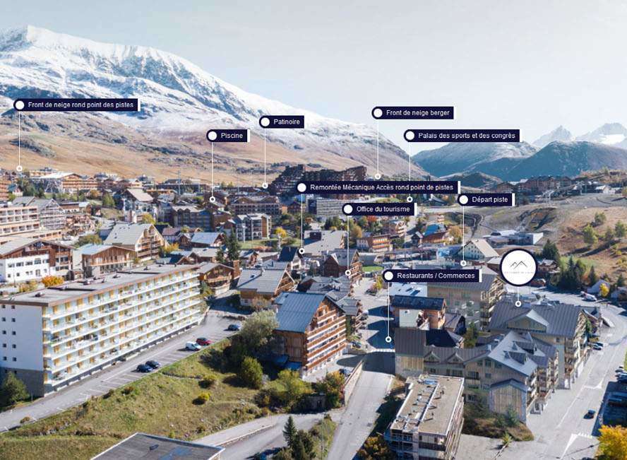 Explore the stunning mountain views and enjoy the convenience of ski-in/ski-out access.