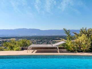 Luxury pool home with breathtaking panoramic mountain views.
