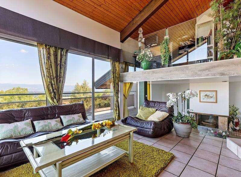 Stunning home with panoramic views and a unique split-level design.