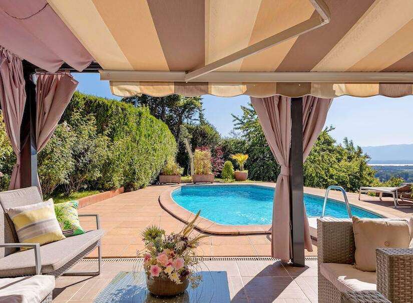 Luxury villa with private pool and stunning views.