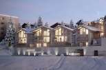 Luxury ski chalets in Courchevel Village offer breathtaking mountain views and exquisite interiors.