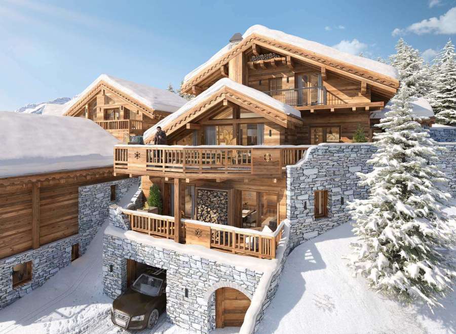 Experience the ultimate alpine escape in this stunning wooden chalet.