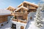 Experience the ultimate alpine escape in this stunning wooden chalet.