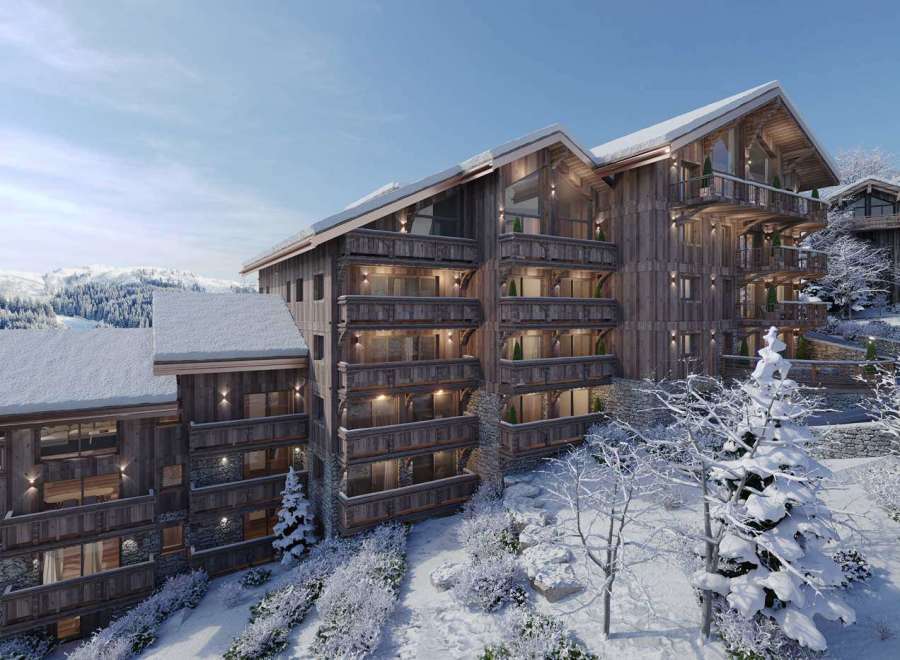 Experience luxury living in this stunning chalet nestled in a winter wonderland.