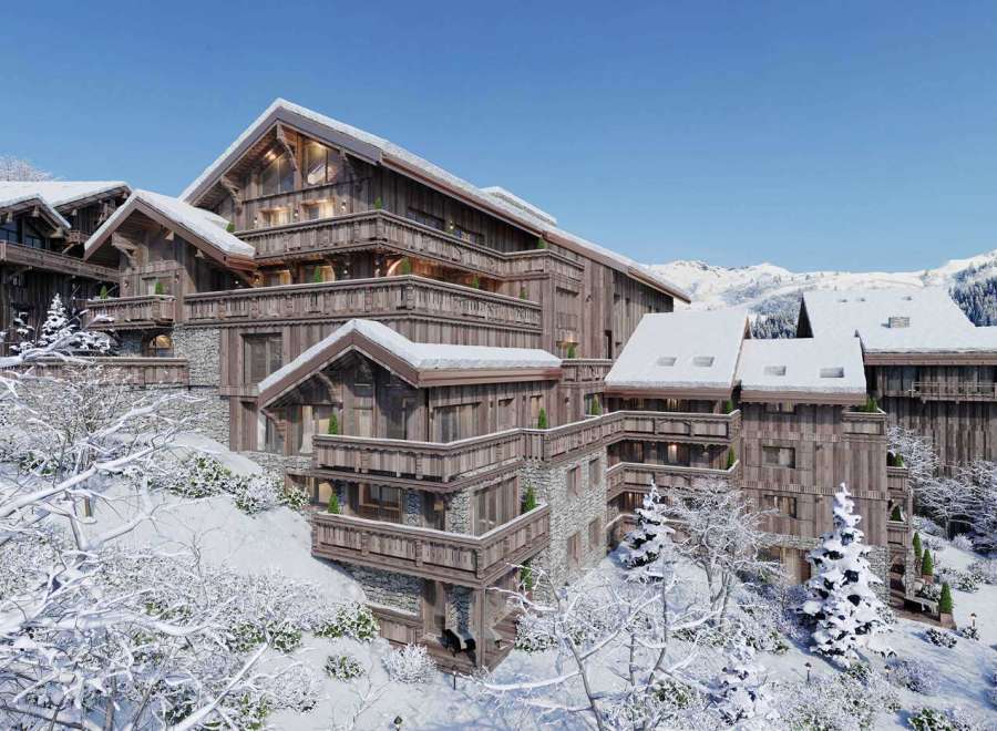 Experience luxury living in this stunning chalet nestled in a winter wonderland.