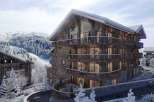Experience luxury living in this stunning chalet nestled in the heart of the snowy mountains.