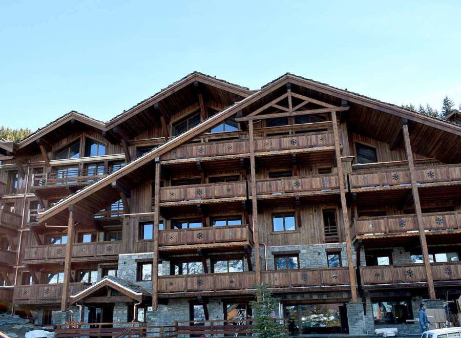 Discover the charm of this stunning wooden chalet, a perfect blend of rustic elegance and modern comfort.