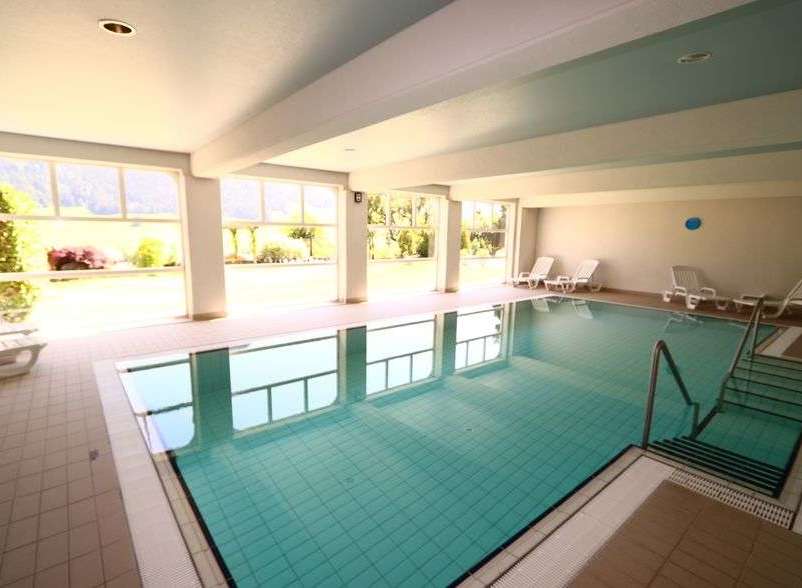 Enjoy a relaxing swim in this indoor pool, perfect for any time of year.