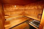 Relax and rejuvenate in this beautiful sauna.