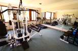 This well-equipped gym offers a variety of workout options, including treadmills and weight machines.