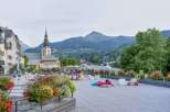 Enjoy breathtaking mountain views from this rooftop terrace, perfect for relaxing or socializing.