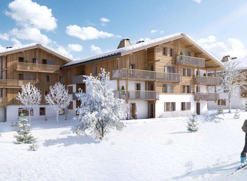 Discover your dream ski chalet! This stunning property boasts a beautiful wooden facade, offering a warm and inviting atmosphere.
