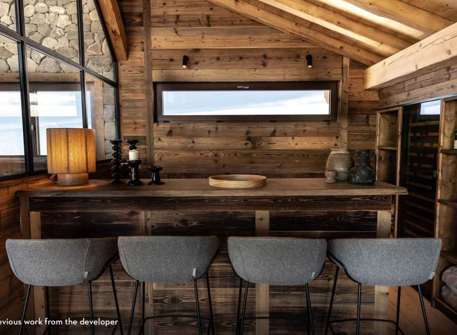 Experience rustic luxury in this stunning property.
