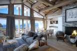 Experience luxury living in this stunning chalet with breathtaking mountain views.
