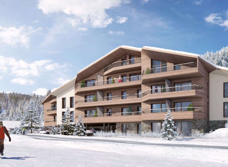 Experience luxury mountain living in this stunning architectural masterpiece, nestled amidst snow-capped peaks and evergreen forests.