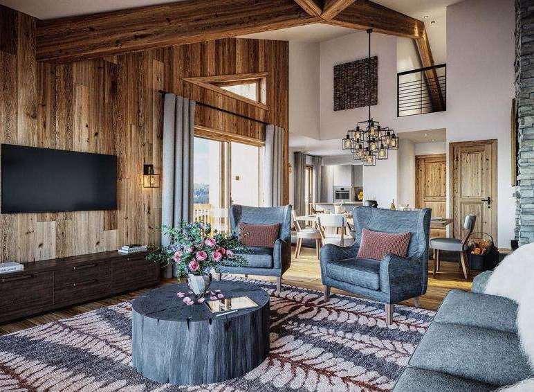 Experience the epitome of rustic luxury in this stunning chalet.
