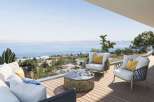 Enjoy breathtaking views from this luxurious outdoor space.