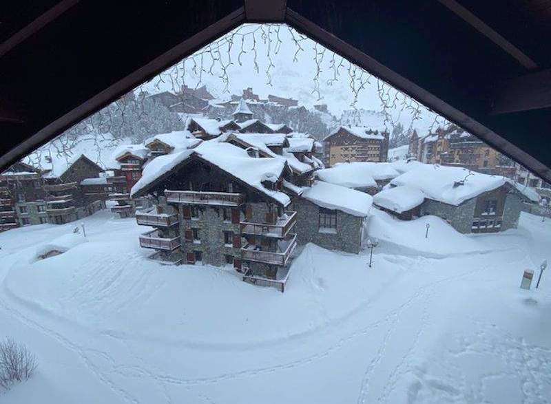 Experience the ultimate winter getaway in this stunning property nestled in a snowy landscape.