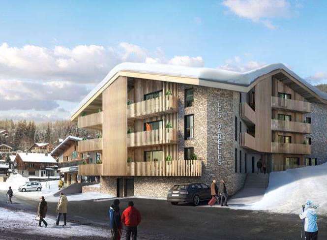 Discover Les Airelles, a stunning property nestled in a picturesque winter wonderland.