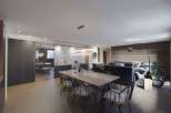 Experience modern living in this stylish property, featuring a spacious dining area perfect for entertaining.