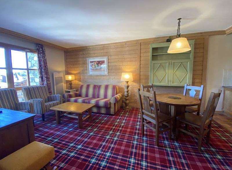 Cozy living space with a charming, rustic aesthetic.