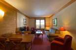 Cozy living space with a dining area, perfect for relaxing and entertaining.