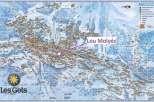 Explore the Les Gets ski area with this detailed map, highlighting key locations like Lou Molyés.
