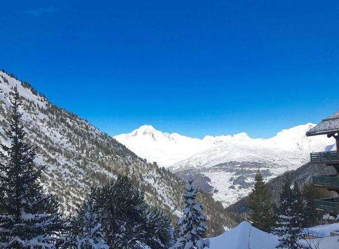 Experience the ultimate winter getaway in this stunning mountain property.
