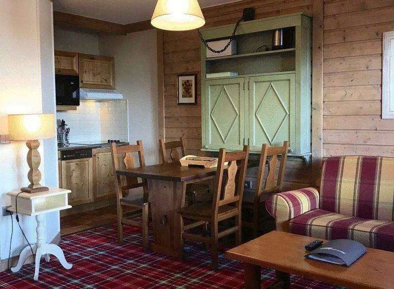 Cozy apartment with a rustic charm.
